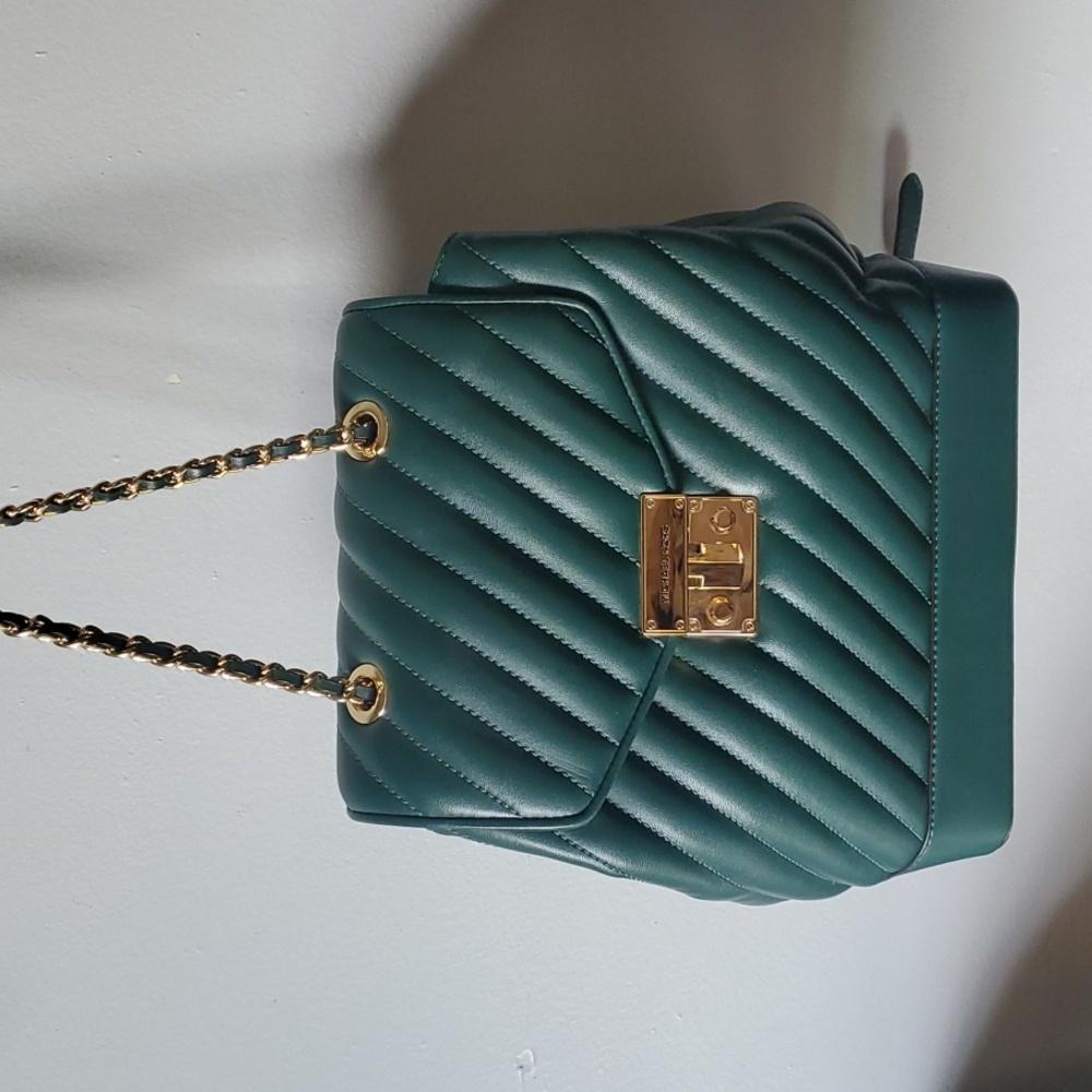 Authentic MK Emerald green Michael Kors backpack